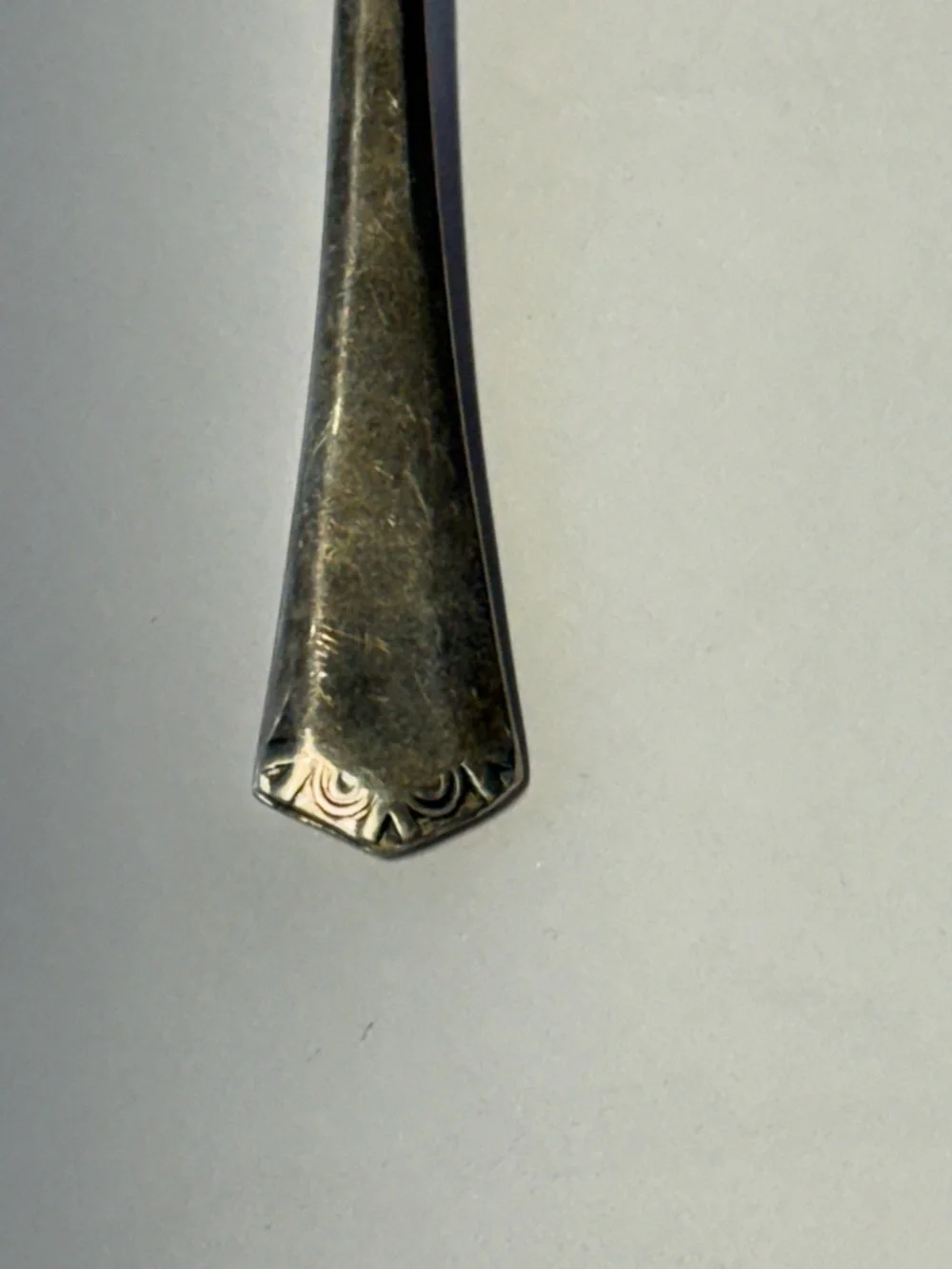 Vintage Silver-Tone Kitchen Scissors and Teaspoons Set - Silver